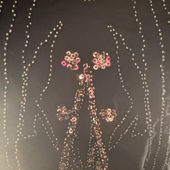 Verty Black Sleeveless Sundress with V-neck for Cocktail - Picture 4 of 7